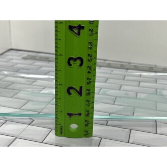 Vintage Etched Bird Vanity Tray Clear Glass Home Accessories Decor Nautical - Picture 9 of 11